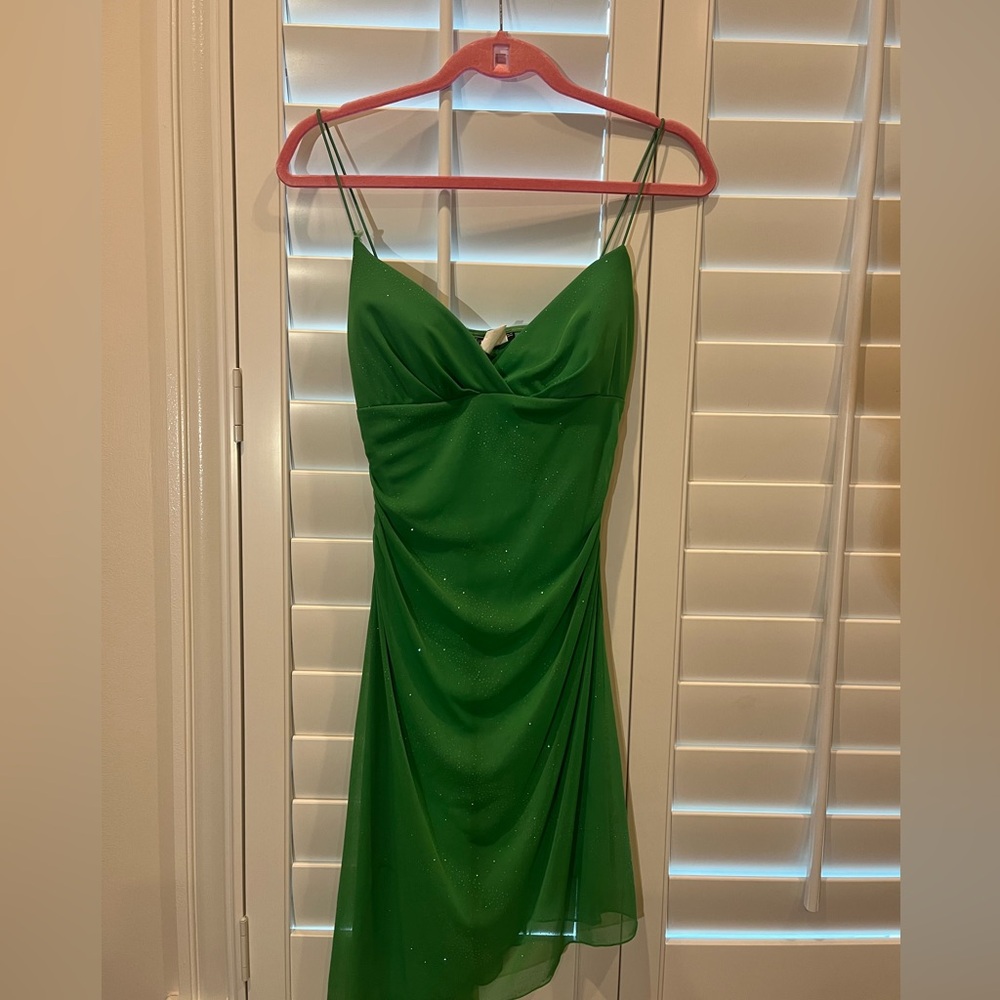 Vintage green mini dress